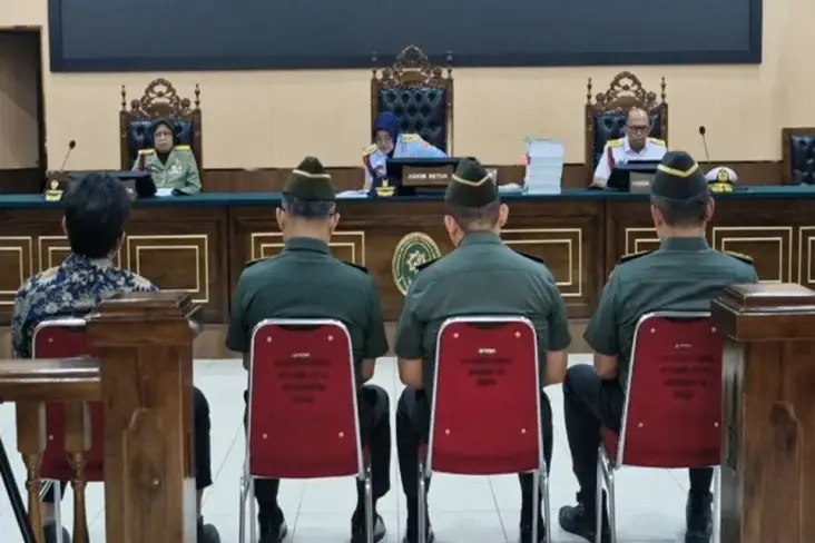 sidang korupsi BUMD Cilacap TNI